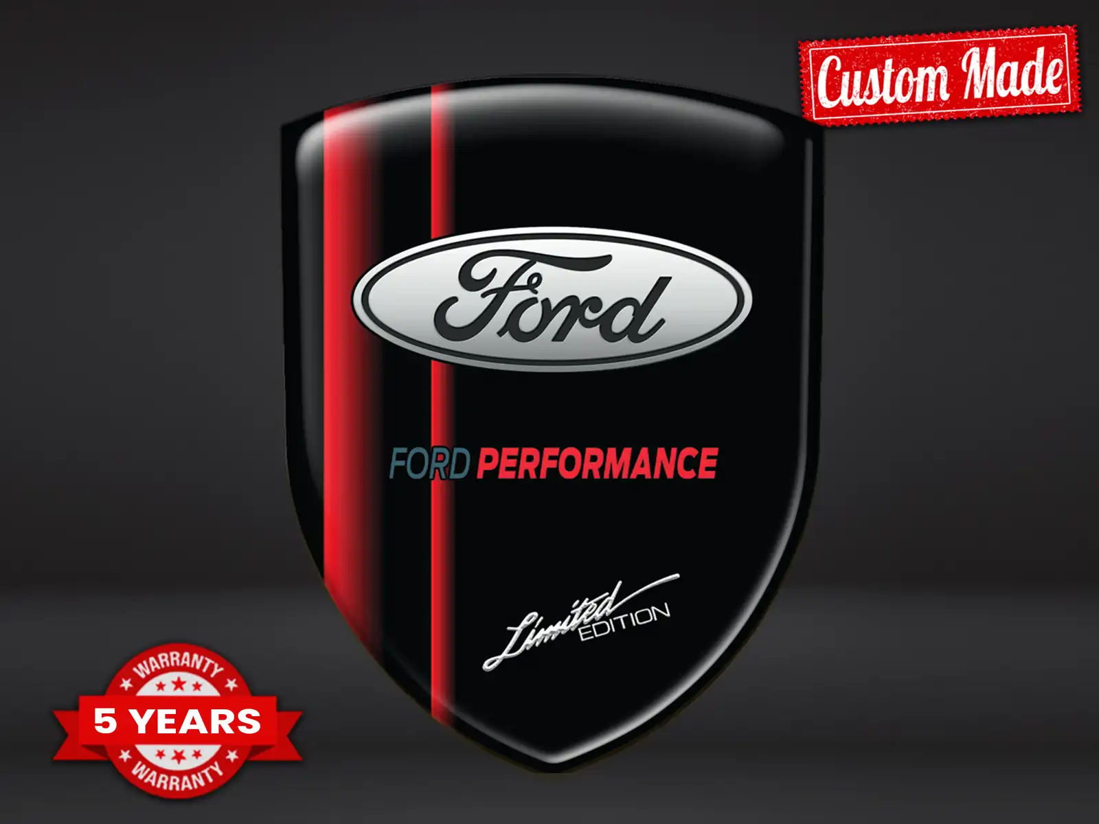 Ford Logosticker Business Stabil Professionell Design